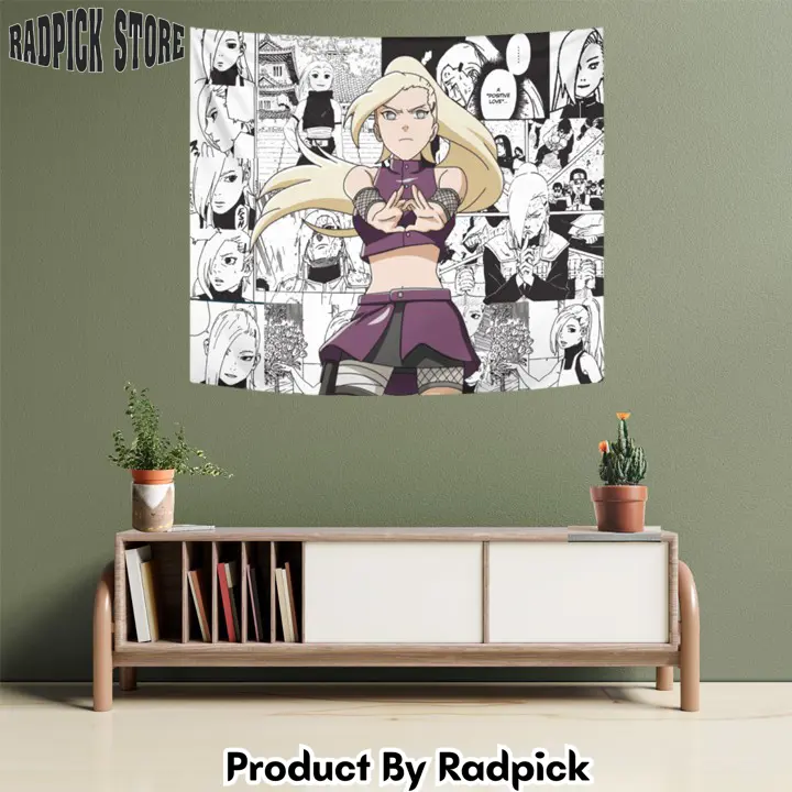 Yamanaka ino tapestry custom anime manga room wall decor  rp5948399